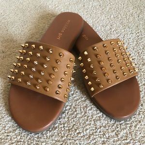 Madden girl spiked sandals